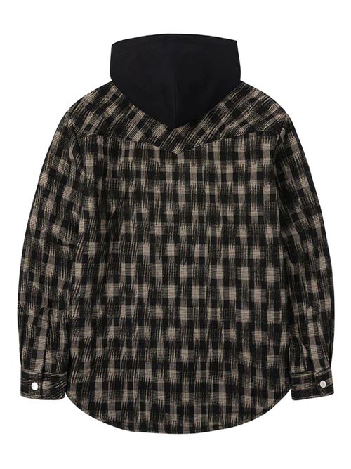 giacca uomo con cappuccio EVISU | 2EAHTM5SJ1043BROWN CHECK